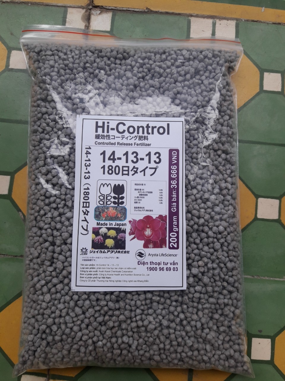 Phân tan chậm Nhật bản Hi-Control 14-13-13 tốt cho cây trồng