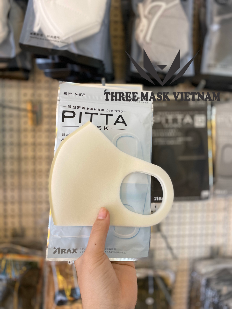 Khẩu trang PITTA Mask Chính hãng - Màu Trắng ( 1 gói 3 cái )
