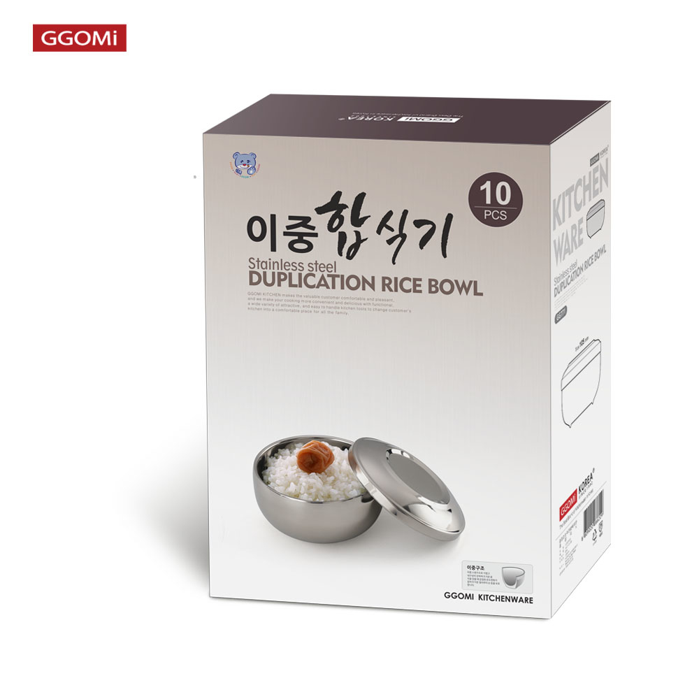 [GGOMi KOREA] bát cơm giữ nhiệt có nắp  Hàn Quốc - GG 771