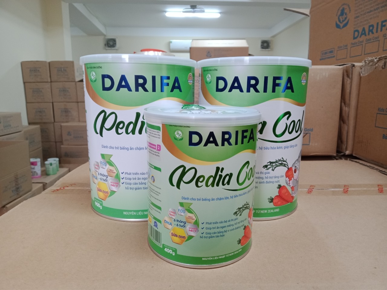sữa dành cho trẻ biếng ăn, tiêu hóa kém Darifa Pedia 900g