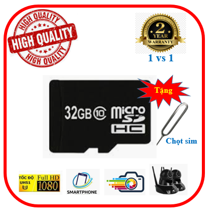 Thẻ nhớ micro SDHC 32G Class 10_Full HD