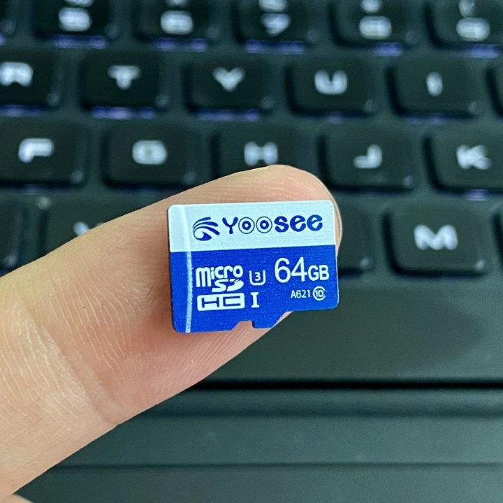 Thẻ nhớ microSD Yoosee 64GB U3 Class10 Chuyên Dụng Cho Camera Wifi và Điện Thoại
