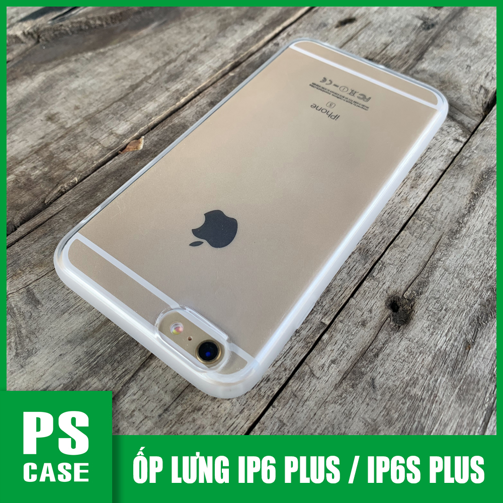 Ốp lưng dẻo trắng mờ chống sốc cao cấp dành cho iPhone 6 Plus / iPhone 6s Plus - PS Case phân phối