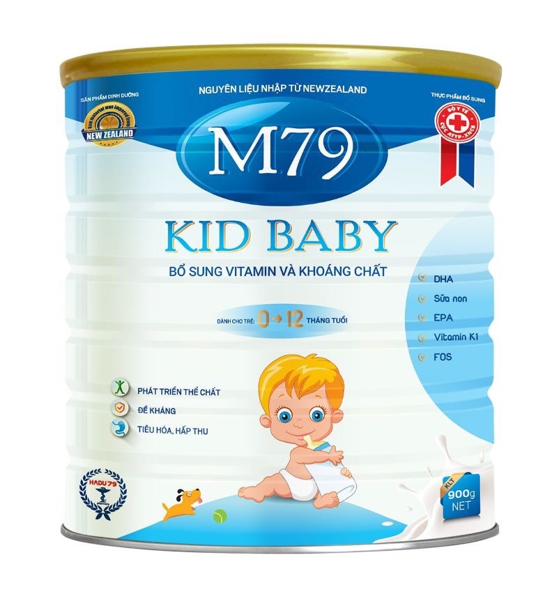 Sữa bột M79 - Kid Baby 900g