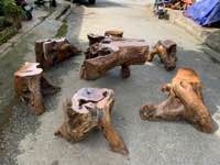 Bộ bàn ghế gỗ 