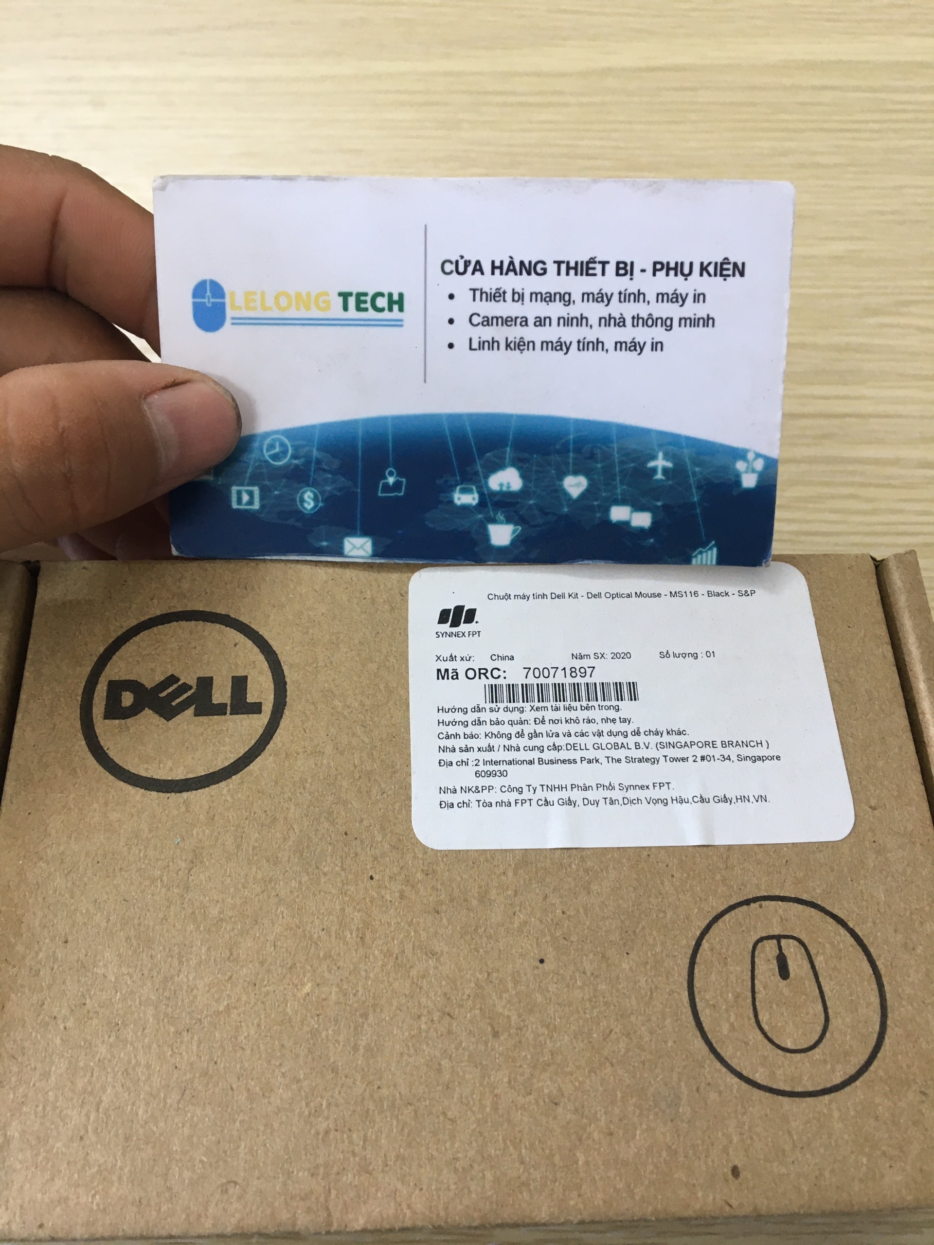Chuột Dell MS116 (USB/Đen)