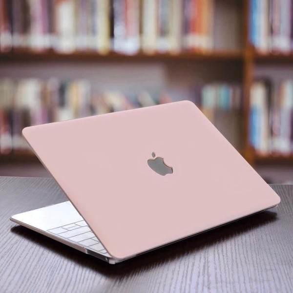 Combo Ốp và Phủ Phím Macbook New 13 Air Retina ( A1932 ) - Màu Hồng Pastel