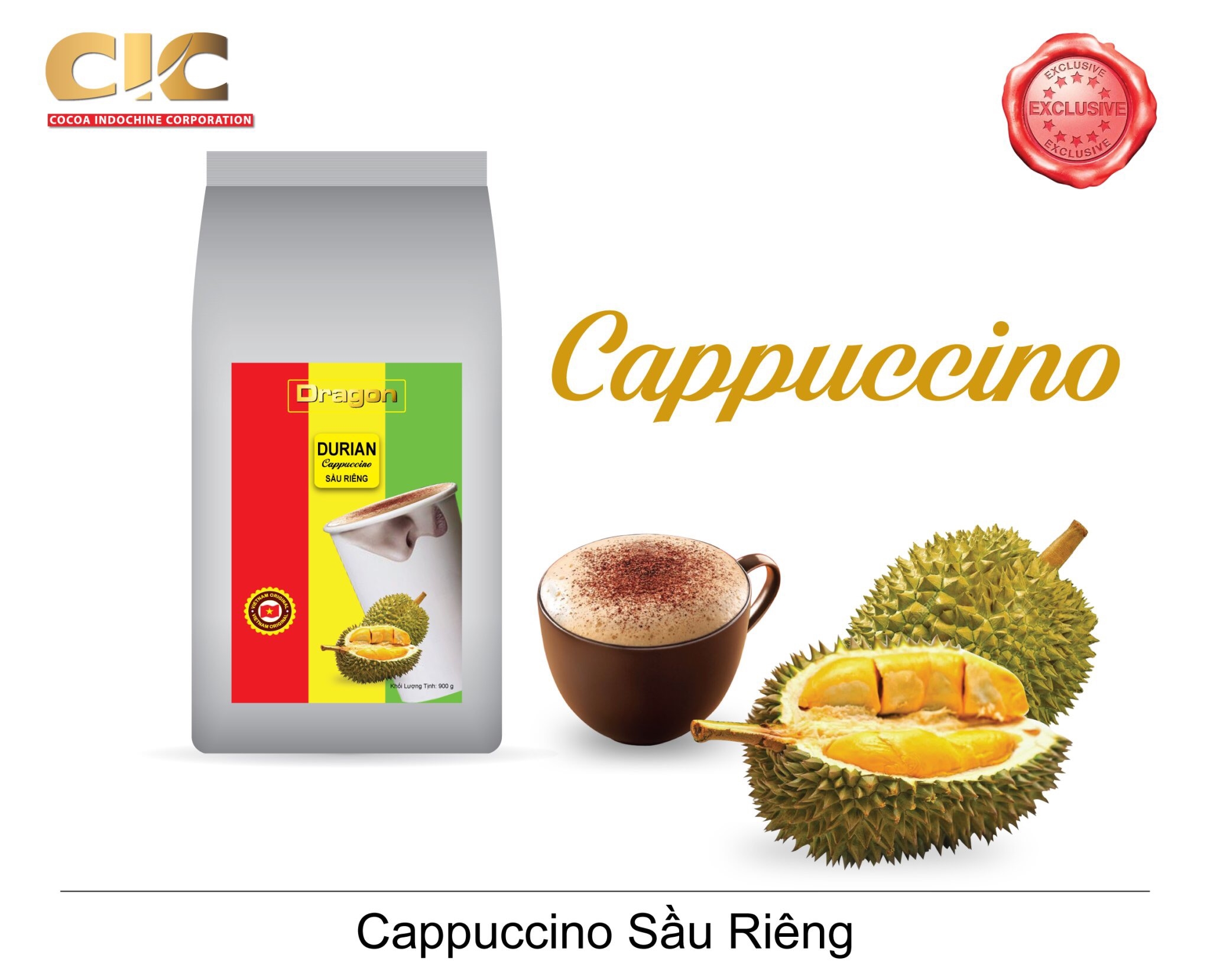 Cappuccino Sầu Riêng- Durian 900gr