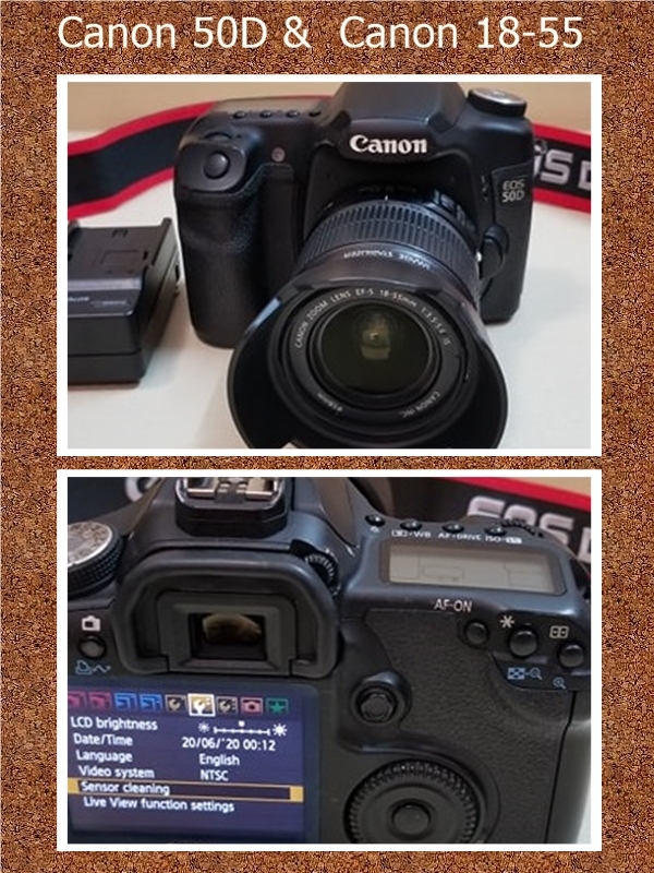 Máy ảnh Canon 50d  và  lens