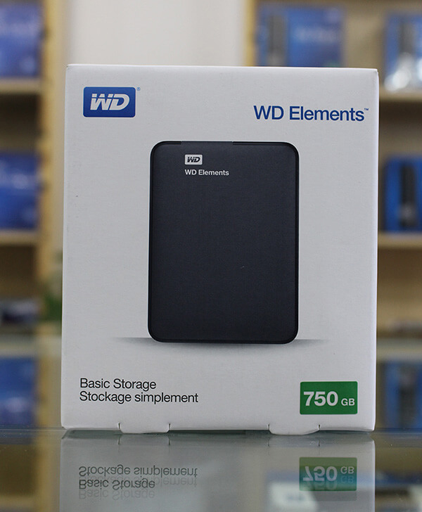 Ổ cứng di động HDD Western Digital Elements Portable 750GB 2.5