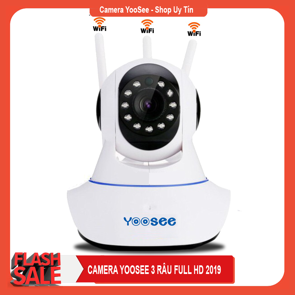 Camera Yoosee 3 Râu 2019 Tiếng Việt Xoay 360 Độ