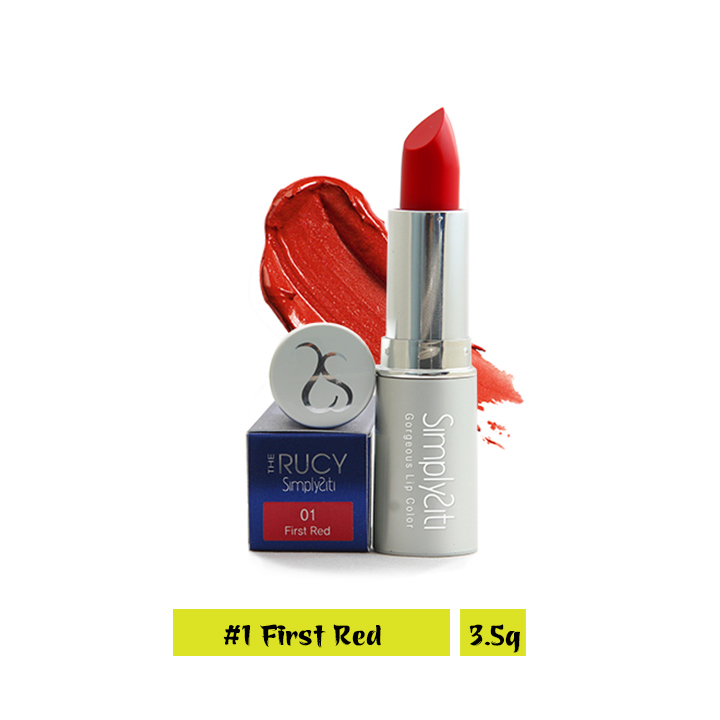 Son Lì The Rucy LKshop Simplysiti Tintlipstick Silver 3.5g màu 1 First Red