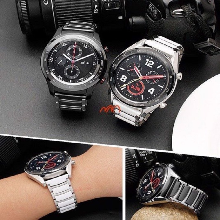 Dây Ceramic viền thép Huawei Watch GT2