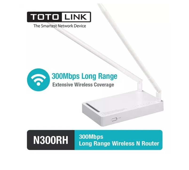 Bộ phát wifi TOTOLINK N300RH 300Mbps có chức năng repeater
