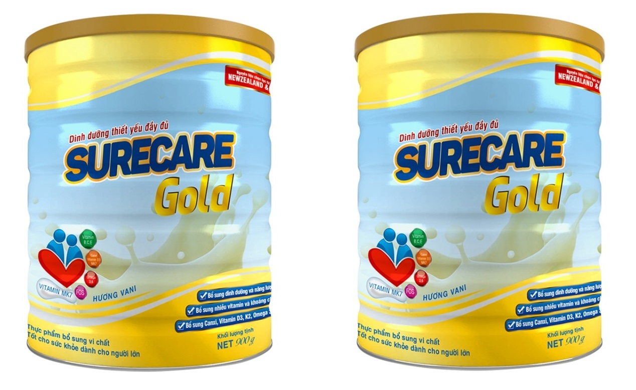 Sữa Surecare Gold dinh dưỡng cho người lớn - 900g