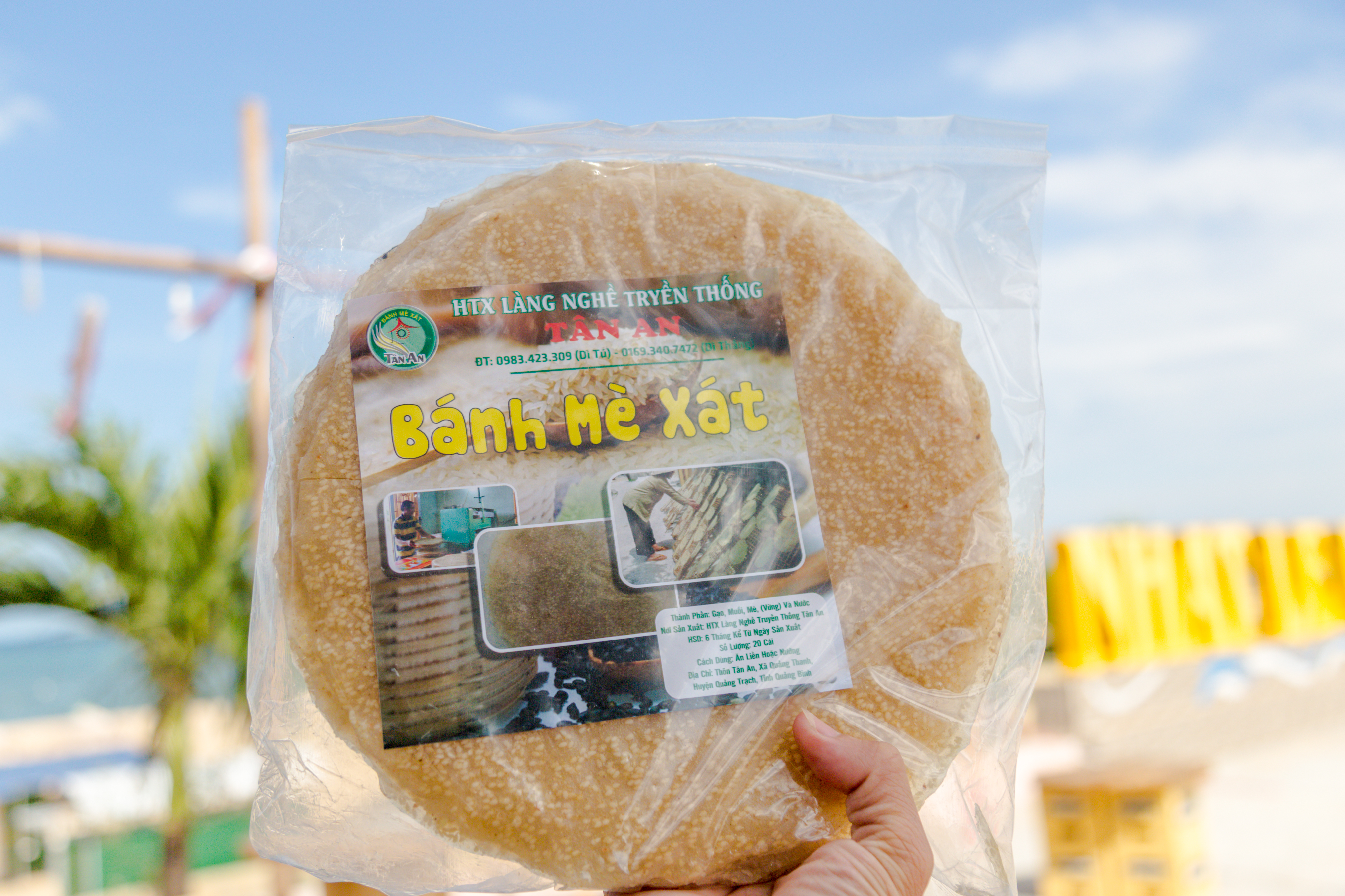 Đặc sản OCOP Quảng Bình-Bánh Tráng Tân An