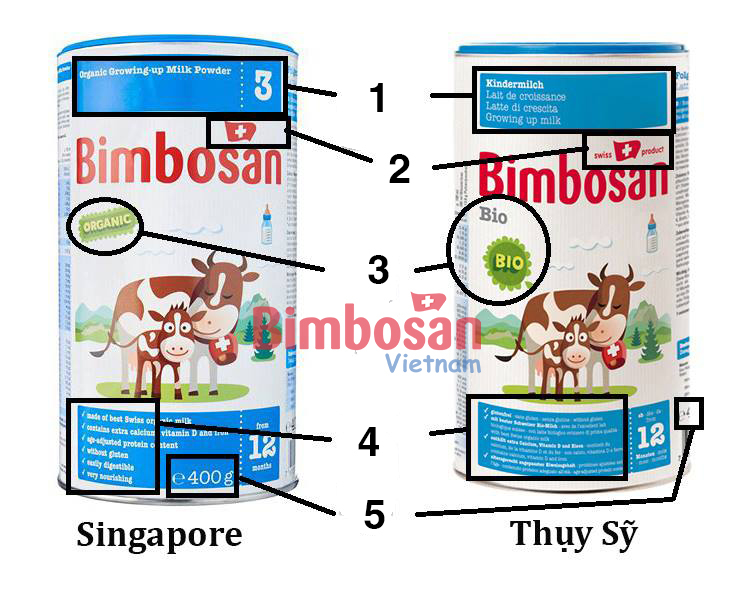 Sữa công thức hữu cơ Bimbosan Bio 3 - Túi 400g