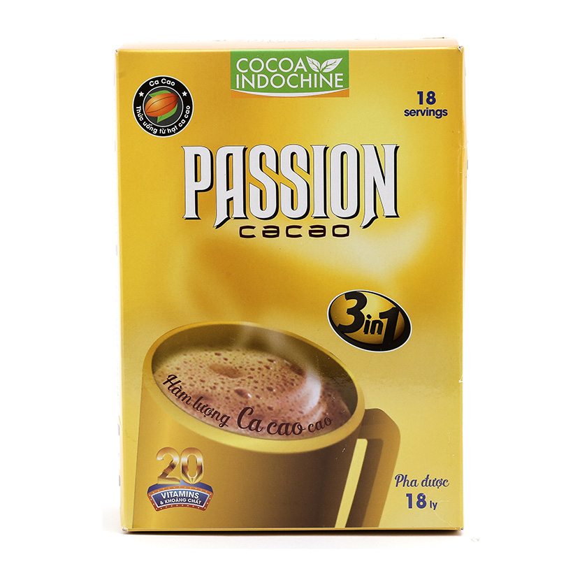 Bột Cacao sữa hoà tan Passion 3in1 (2 Hộp x 285g)