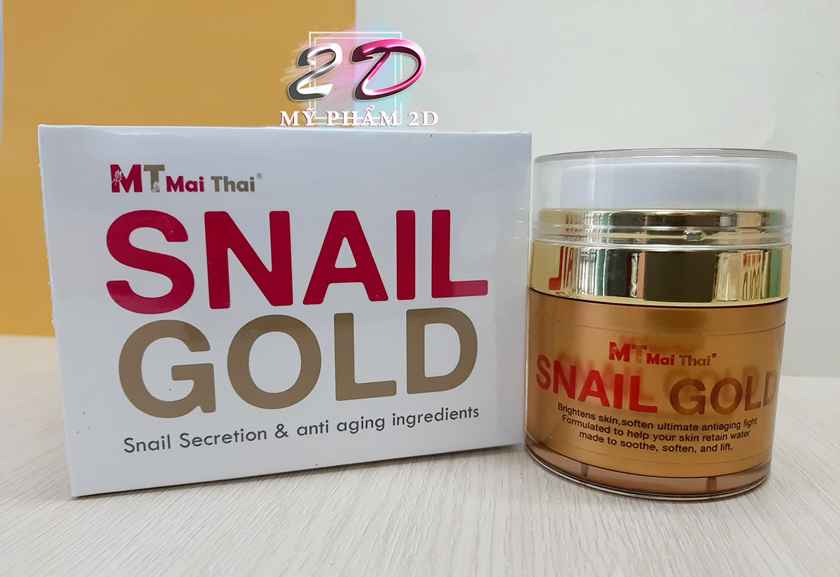 Serum Ốc Sên Vàng Mai Thai SNAIL GOLD đặc trị lão hóa da