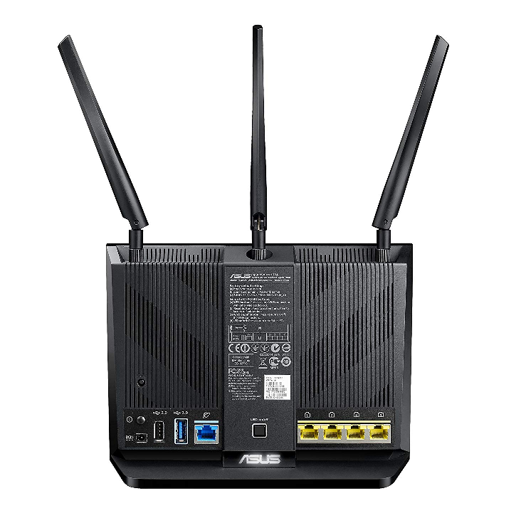 Router Wifi ASUS RT-AC68U Băng tần kép, Chuẩn AC1900 (dành cho giải trí đa phương tiện)