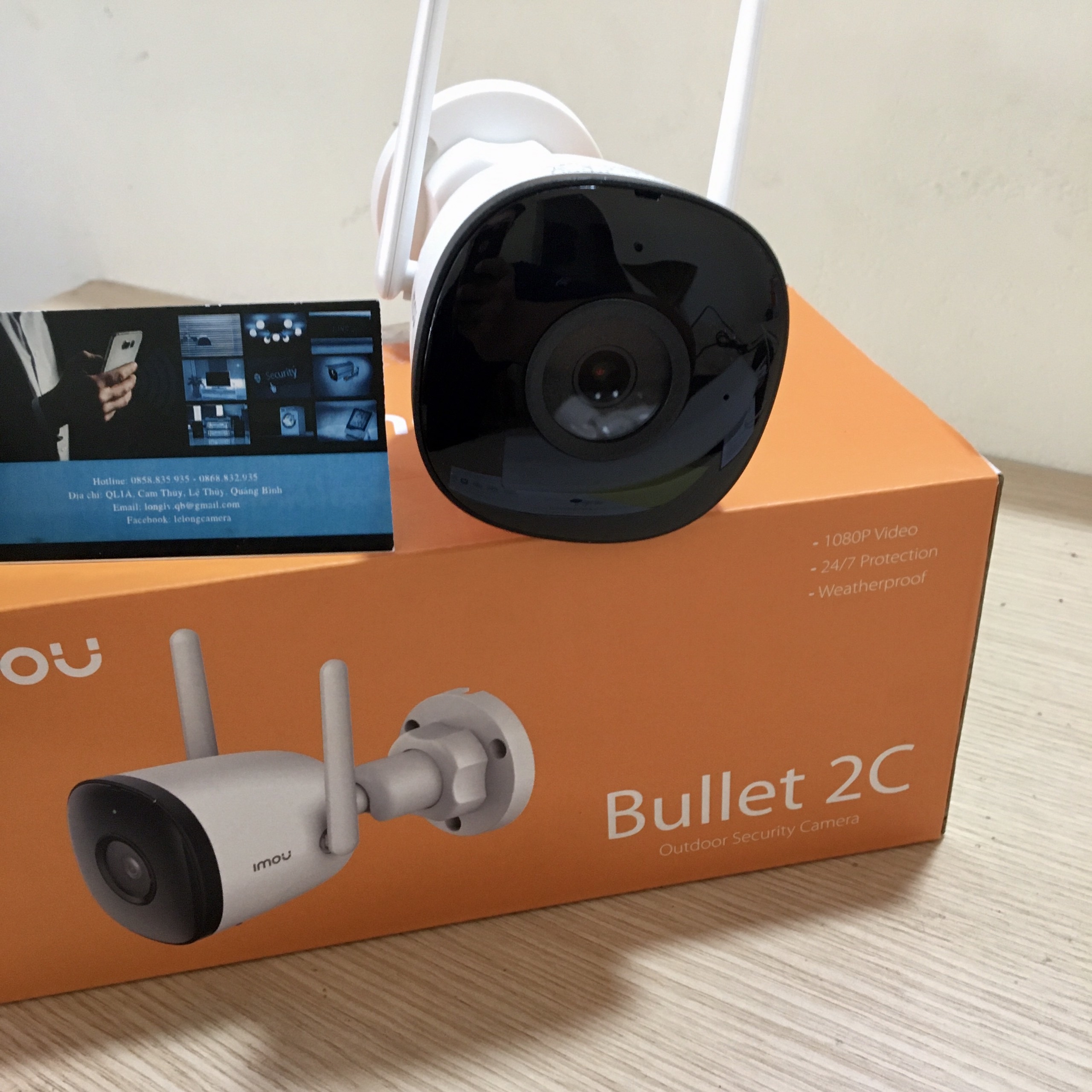 Camera Wifi thông minh | Giám sát ban đêm sắc nét | Imou Bullet tại LeLong Camera [CHÍNH HÃNG - BH 24Th]
