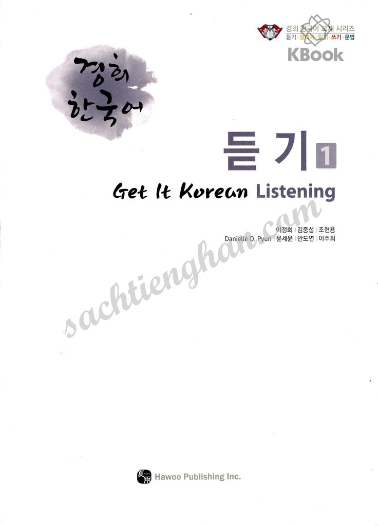 [Sách màu] Kyung Hee Listening - 경희 한국어 듣기 1