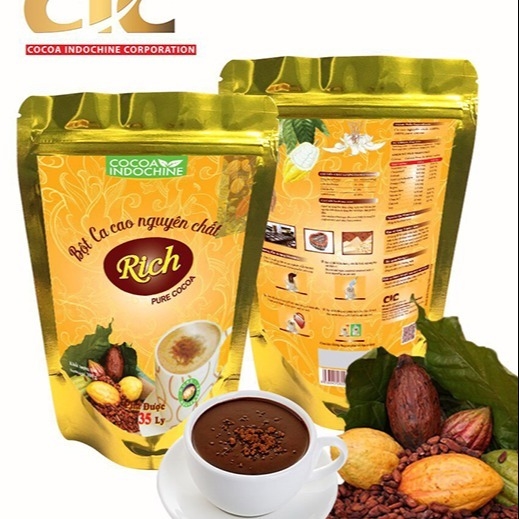Bột cacao nguyên chất Rich (Túi 300g)
