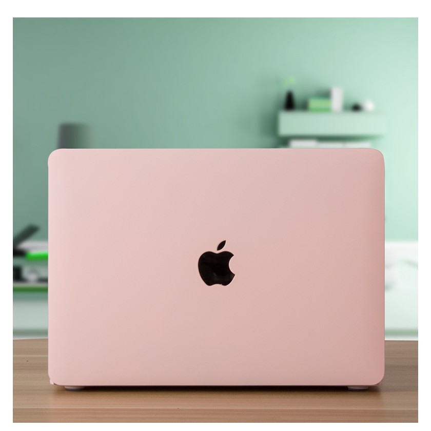 Combo Ốp và Phủ Phím Macbook New 13 Air Retina ( A1932 ) - Màu Hồng Pastel