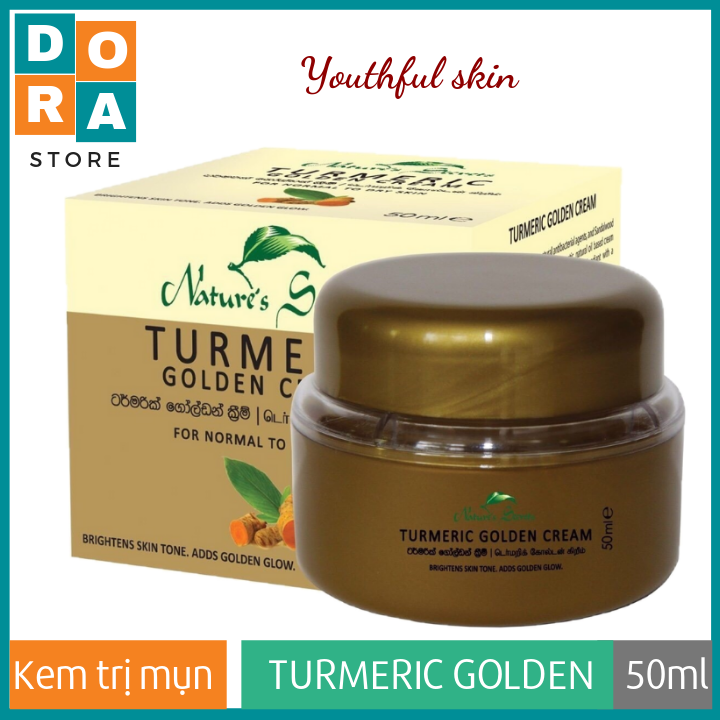 Kem trị mụn ngừa thâm Turmeric Golden Cream 50ml