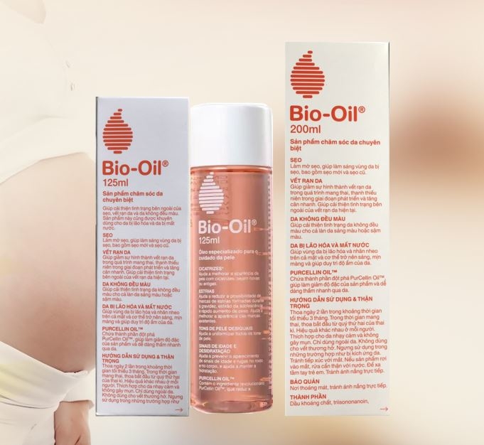 Tinh dầu Bio Oil 200ml phòng rạn da khi mang thai