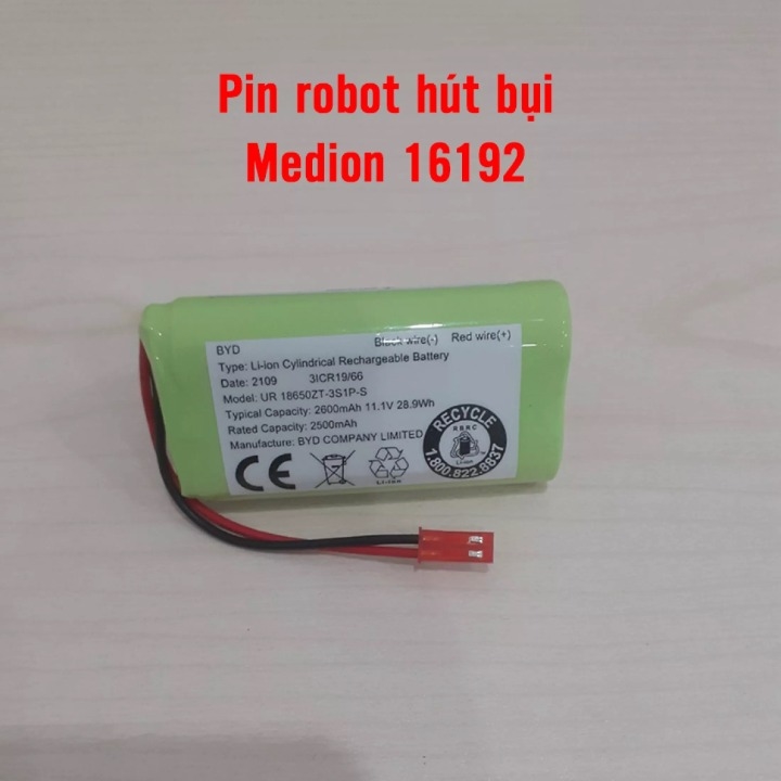 Pin robot hút bụi Medion 16192