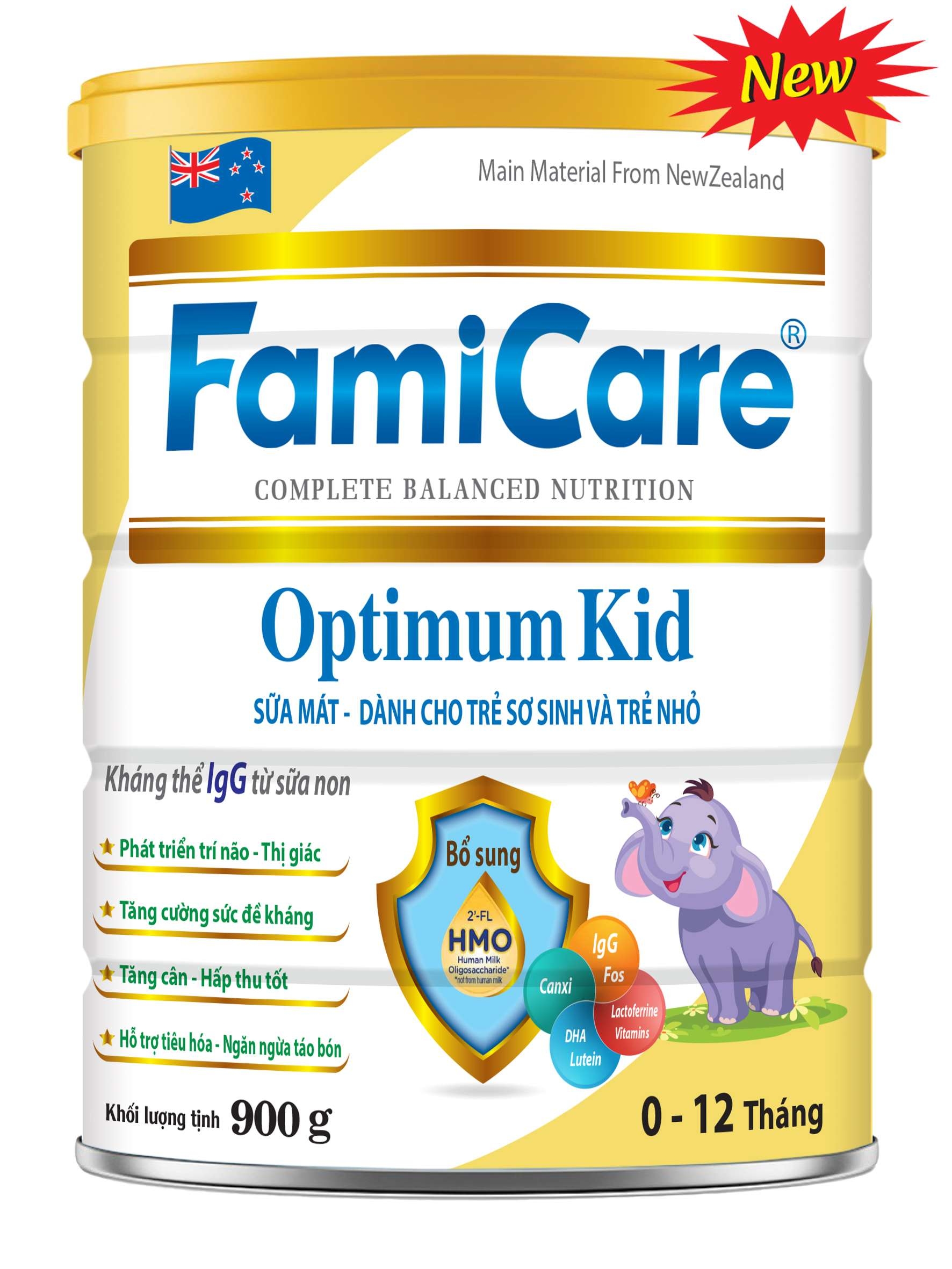  SỮA FamiCare Optimum Kid Mẫu mới 900g