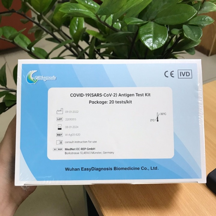 COMBO 2 Bộ Kit Test Dịch Mũi Easy Diagnosis Của Đức