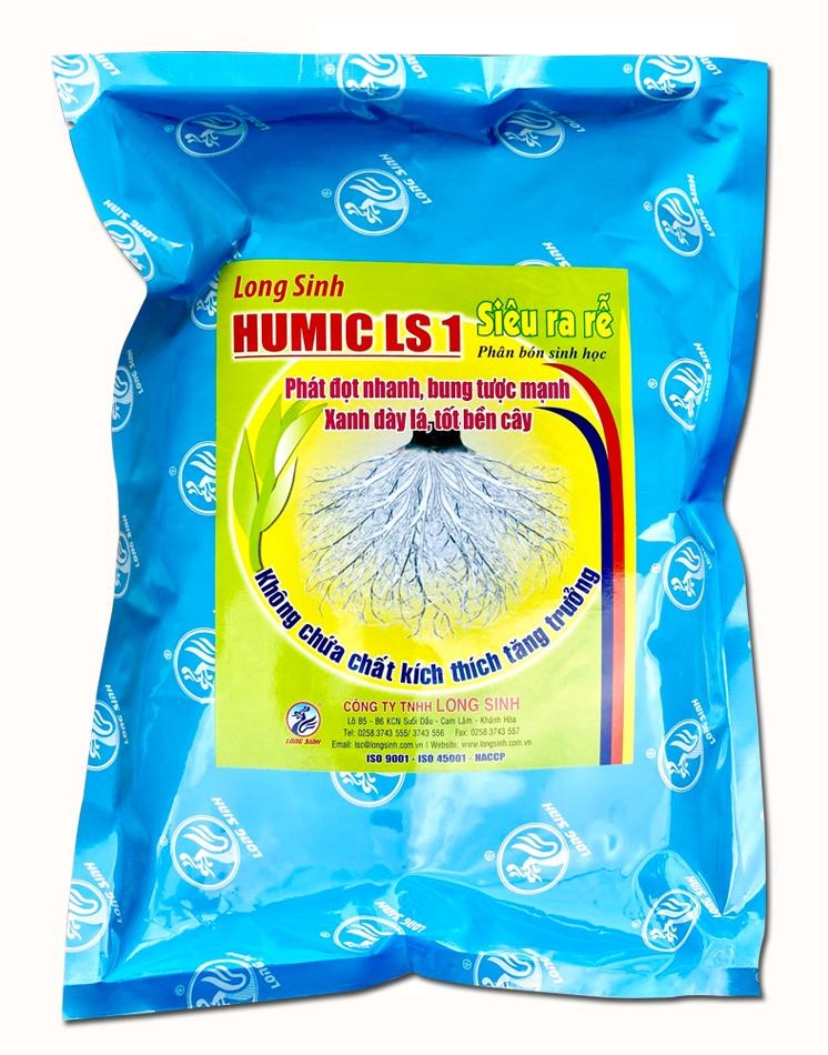 Phân bón hửu cơ Humic LS1_ gói 1 kg