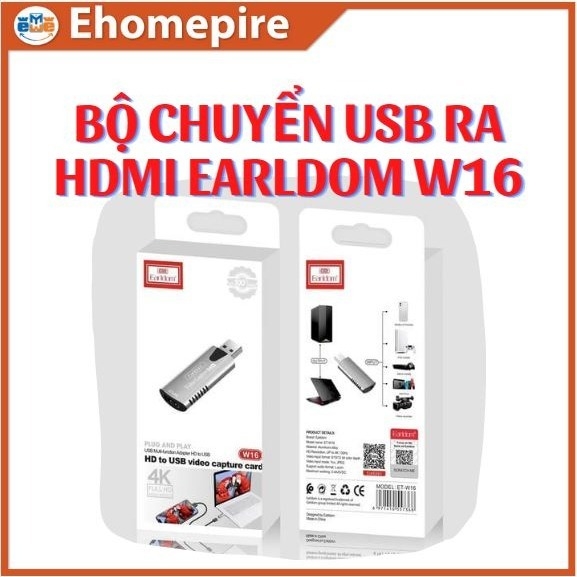 HDMI Đa Năng Chân USB Earldom W16
