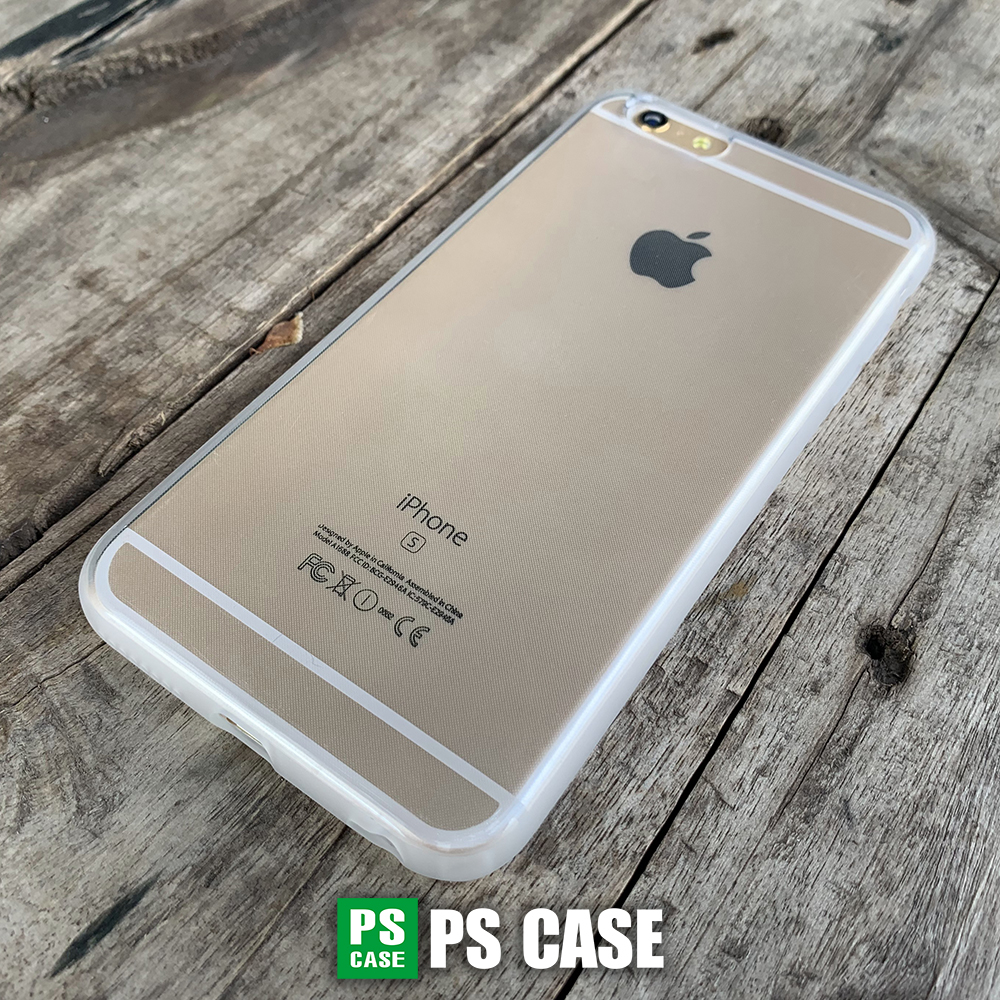 Ốp lưng dẻo trắng mờ chống sốc cao cấp dành cho iPhone 6 Plus / iPhone 6s Plus - PS Case phân phối