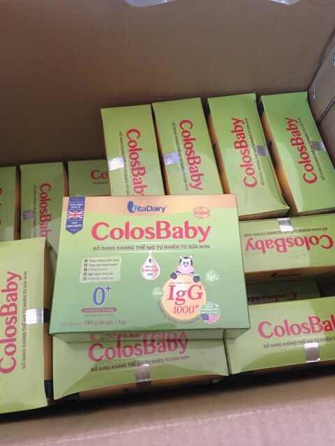                 Sữa gói colosbaby 20 gói (dành cho trẻ 0-12 tháng)- tiện lợi khi mẹ mới sinh, đi dã ngoại