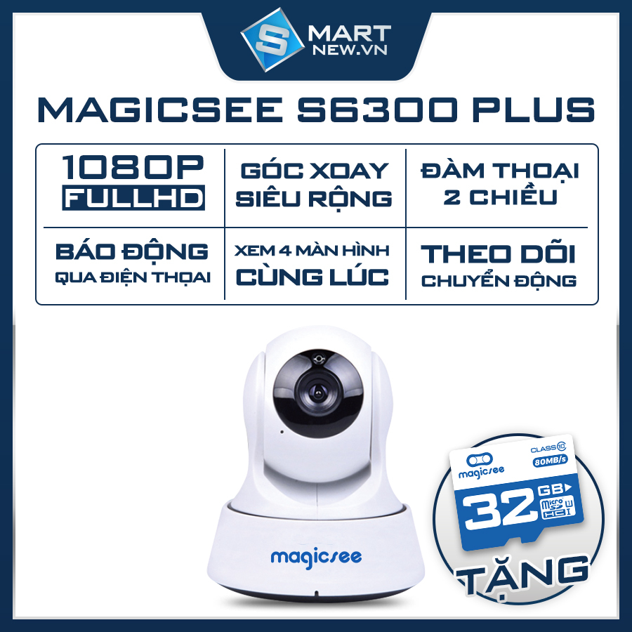Camera giám sát Magicsee S6300 Plus - HD720 - Phiên bản dành riêng cho người Việt