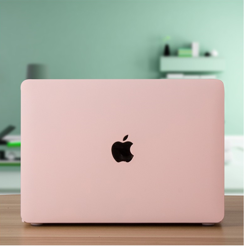 Combo Ốp và Phủ Phím Macbook 13 Air Model A1932 - Màu Hồng Pastel