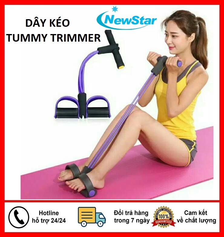 Dụng cụ tập thể dục đa năng, dây kéo lưng bụng, dụng cụ thể thao kéo lò xo Tummy Trimmer chất lượng