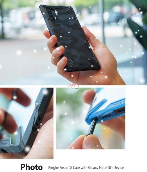 Ốp lưng Ringke Fusion X Camo Samsung Note 10 Plus/ Note 10 Plus 5G