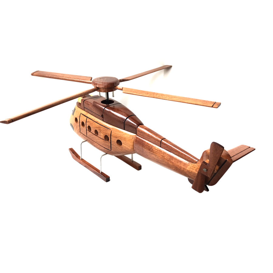 Mô hình máy bay gỗ trực thăng Mil Mi 8