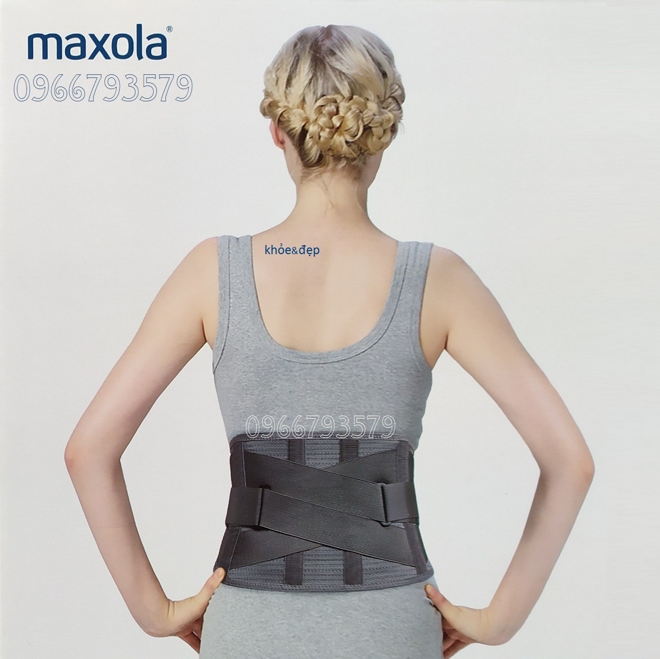 Đai lưng trị đau lưng, thoát vị đĩa đệm Maxola