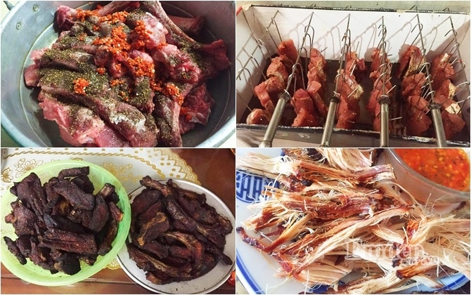 Thịt Trâu Khô Gác Bếp Sơn La [1kg]