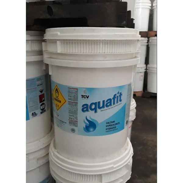 [Chính hãng] Chlorine Aquafit Ấn Độ 70%, Bột Clorua vôi, Chlorine khử trùng nước, đồ dùng (Thùng 45 Kg)