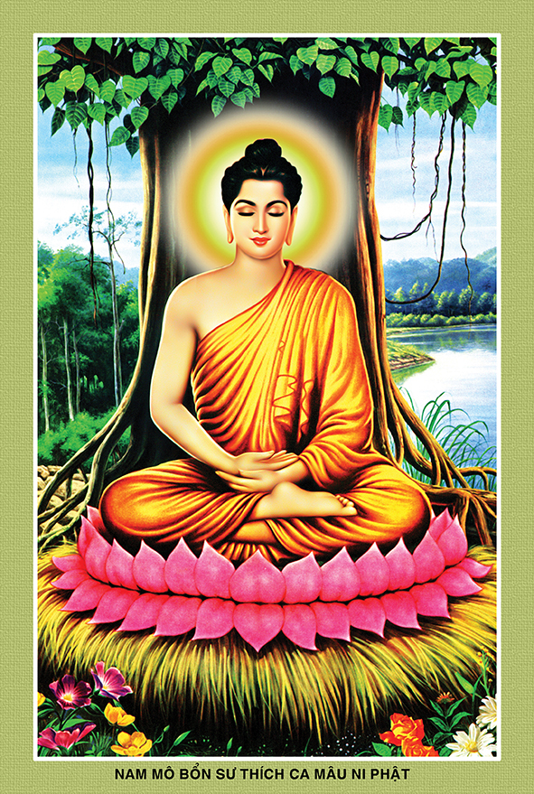 Tranh Phật Thích Ca Mâu Ni HP_2909 - 40 x 60