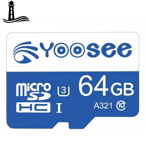 Thẻ nhớ microSD Yoosee 64GB U3 Class10 Chuyên Dụng Cho Camera Wifi và Điện Thoại