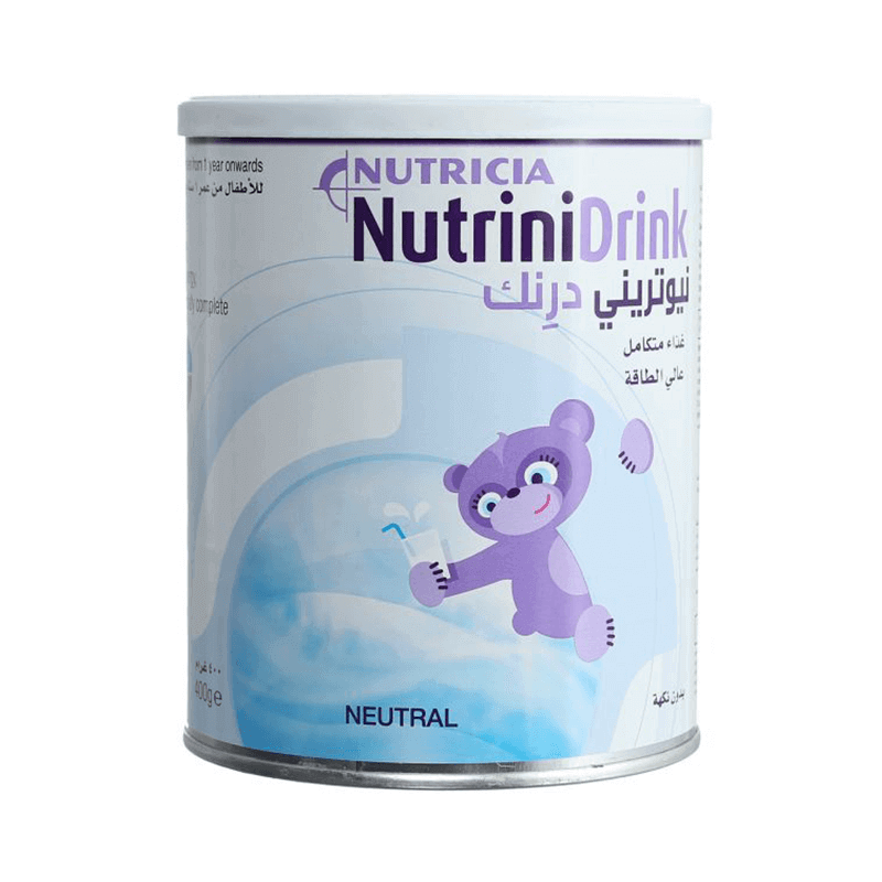 Combo 2 hộp Sữa bột NutriniDrink 400g- giúp Tăng Cân cho trẻ suy dinh dưỡng vị trung tính