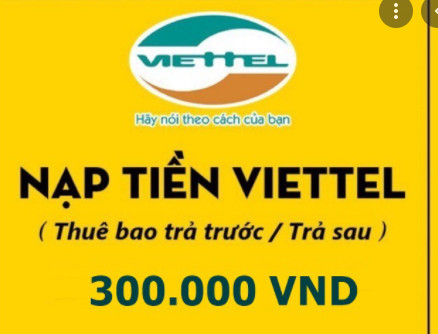 Thẻ cào Viettel mệnh giá 300k