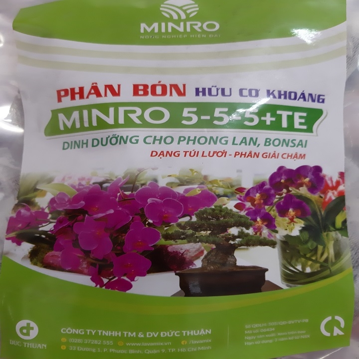 Phân bón hữu cơ khoáng MINRO 5-5-5